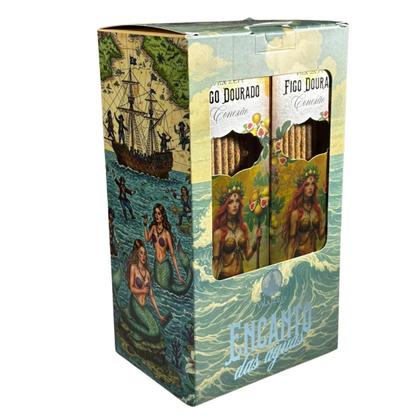 Imagem de Incenso Vila Zen Linha Encanto Das Águas 0% Carvão Cxs 8Var