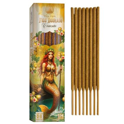 Imagem de Incenso Vila Zen Linha Encanto Das Águas 0% Carvão Cxs 8Var