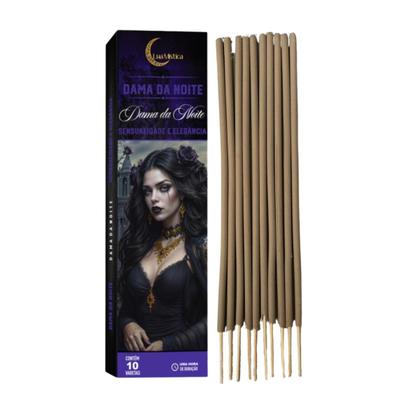 Imagem de Incensos Lua Natural 0% Carvao 10 Varetas Escolha Aroma Fragrancia:Dama da Noite
