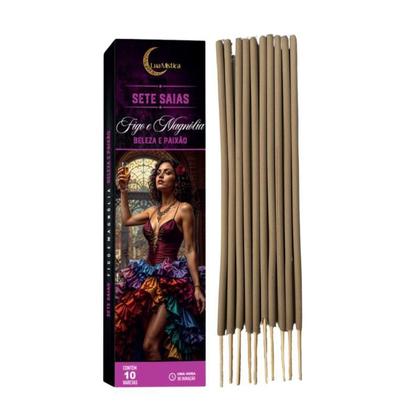 Imagem de Incensos Lua Natural 0% Carvão 10 Varetas Escolha Aroma