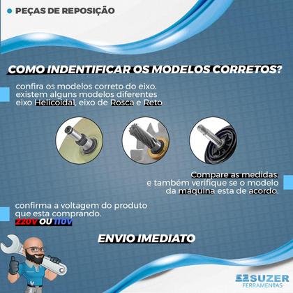 Imagem de Induzido Rotor Para Martelo Bosch 11304 Gsh 27 Amarelo 220v