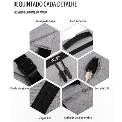 Imagem de Infantil Mochila USB Escolar Estampa Time Timão Para Notebooks E Volta Às Aulas Corint