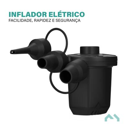 Imagem de Inflador Elétrico Bomba Encher Colchão Boia Com Bicos Bivolt Alira Home