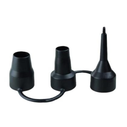 Imagem de Inflador Elétrico Triplo Pneumática Bivolt Infla Desinfla Bomba de Ar Portátil Colchão Bóia Piscina Inflável Verão Praia