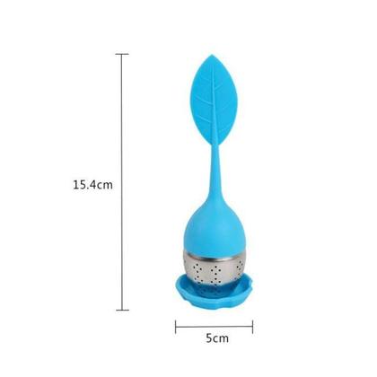 Imagem de Infusor de Chá Folha - Silicone (Kit 5 peças)