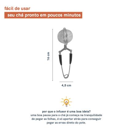 Imagem de Infusor de Chá Inox - Oikos