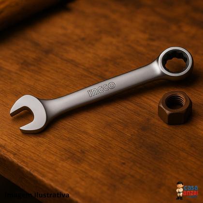 Imagem de Ingco chave combinada com catraca 17mm em aco cr-v