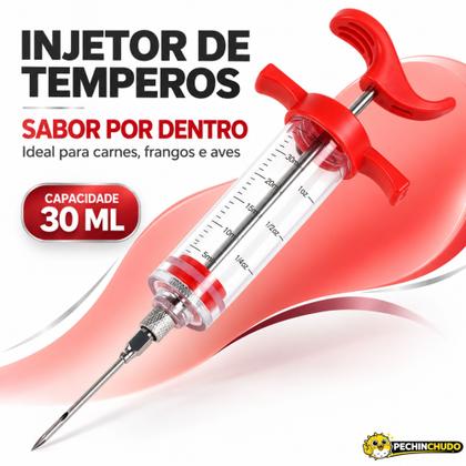 Imagem de Injetor De Temperos Seringa Culinária Carnes Frangos Aves