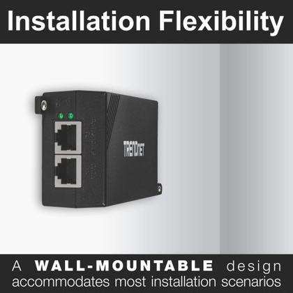 Imagem de Injetor Power Over Ethernet Plus TRENDnet TPE-115GI