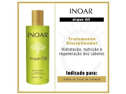 Imagem de Inoar Argan Oil System Óleo De Argan 60ml Óleo finalizador