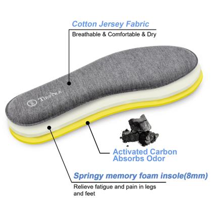 Imagem de Inserções de sapato TIESTRA Memory Foam Palmilhas femininas 38UE/US7