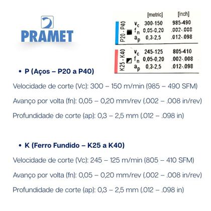 Imagem de Inserto CCMT 060204E-FF2 GradeT8430