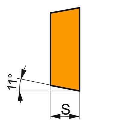 Imagem de Inserto de Torneamento Face Única Positivo com 11 Folga 1/4" - Dormer Pramet TPMR 110304E-46:T9325