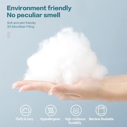 Imagem de Insertos de almofada impermeáveis LEMONWORLD 55x55cm, conjunto de 2