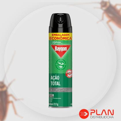 Imagem de Inseticida Aerossol Baygon Ação Total 360ml