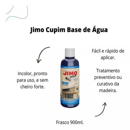 Imagem de Inseticida Cupinicida Jimo Cupim a Base de Água 900ml - JIMO