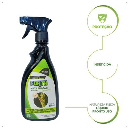Imagem de Inseticida Forth Mata Pulgão Pronto Uso - 500ml