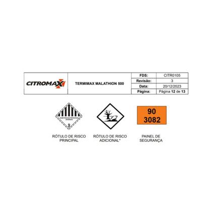 Imagem de Inseticida Termimax Malathion 500 100ml