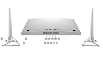 Inspiron 24 5410 All-in-One 12ª geração Intel Core i5-1235U 8GB