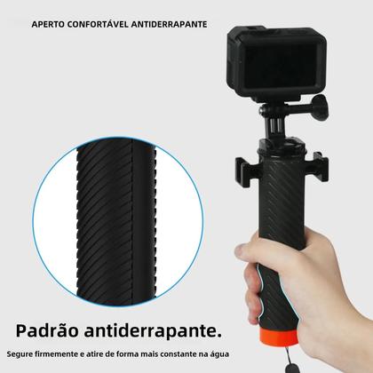 Imagem de Insta360 X4 X3 X2 GoPro Hero 12/11/10/9 Câmera De Ação Esportiva DJI Com Empunhadura Flutuante E