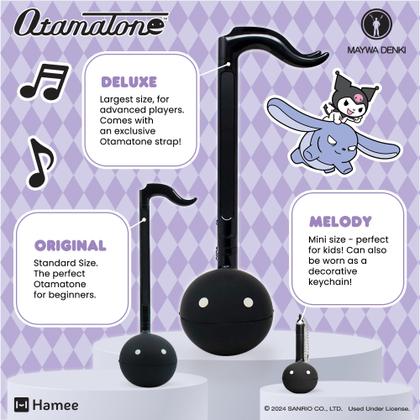 Instrumento de música eletrônico portátil Otamatone Sanrio Kuromi