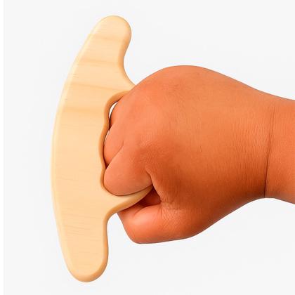 Imagem de Instrumento Massageador Madeira Tartaruga Massagem Liberação Miofascial