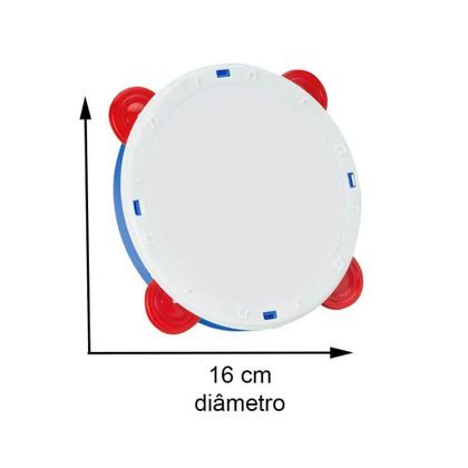 Imagem de Instrumento Musical Infantil Tópi Pandeiro Solapa Cardoso