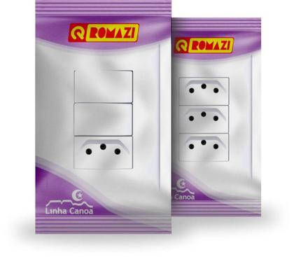 Imagem de Int 2S Mdl 10A Sp+Tom 10A Pl 4X2 Br Canoa - Romazi