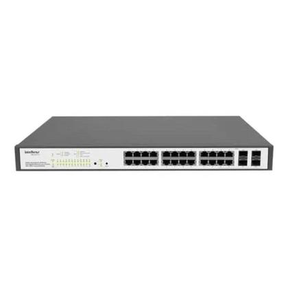 Imagem de Intelbras SG2404 Poe L2+ Switch Gerenciavel 24 Portas Gigabit+ 4PGBIC