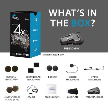 Imagem de Intercomunicador Bluetooth Cardo Systems Freecom 4X Single Black