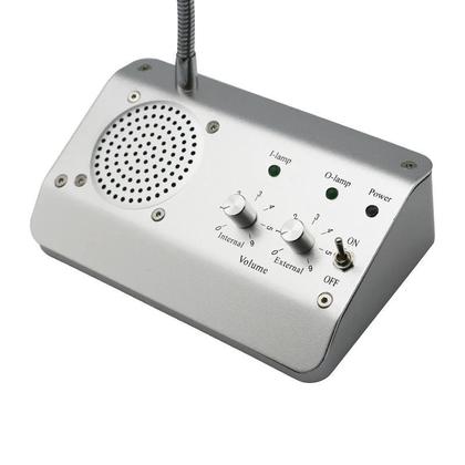 Imagem de Intercomunicador Microfone Portaria Lotérica Vidro Guarita