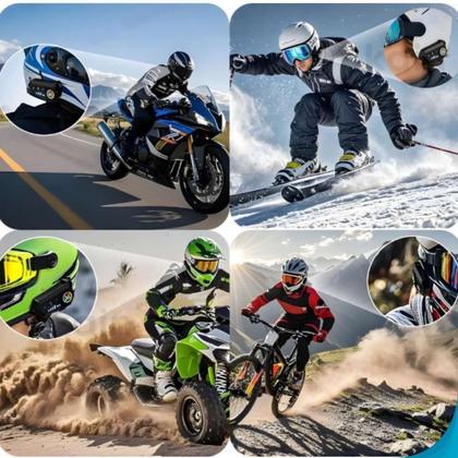 Imagem de Intercomunicador Moto Capacete Comunicação Perfeita