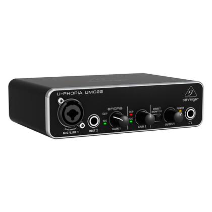 Imagem de Interface audio behringer umc22 uphoria usb 2 anos garantia