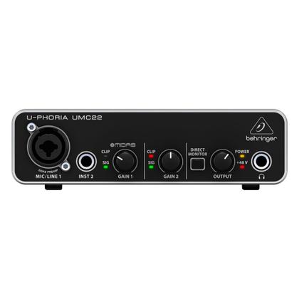 Imagem de Interface audio behringer umc22 uphoria usb 2 anos garantia