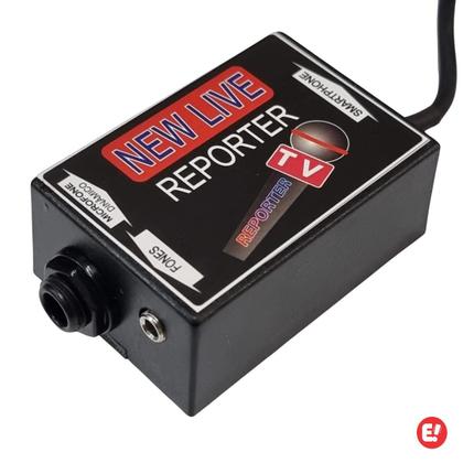 Imagem de Interface Áudio Celular New Live Repórter Entrada P10, Cab