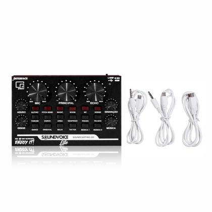 Imagem de Interface áudio soundvoice lite soundcasting 300 p/ celular