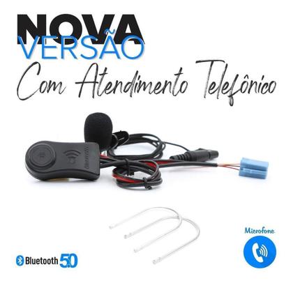 Imagem de Interface Bluetooth Aux Para Radio Renault Logan Com Mic