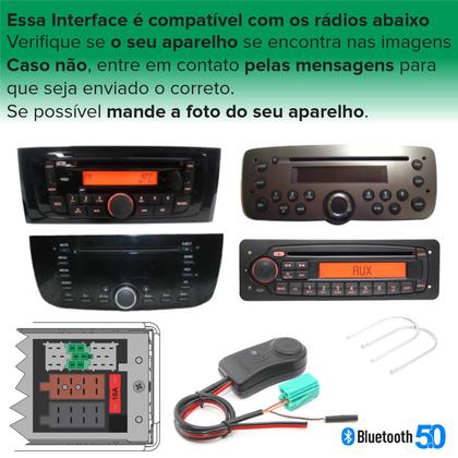 Imagem de Interface Bluetooth Auxiliar Para Cd Original Fiat + Chaves