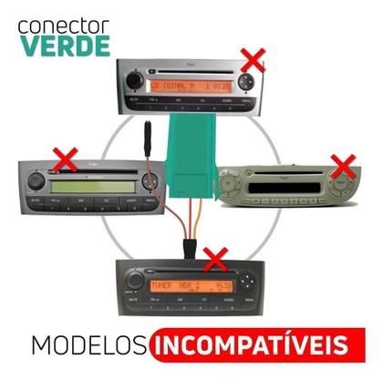 Imagem de Interface Bluetooth Auxiliar Para Todos Rádio Fiat