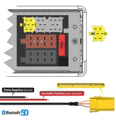 Imagem de Interface Bluetooth Para Rádio Original Fiat Atende Telefone