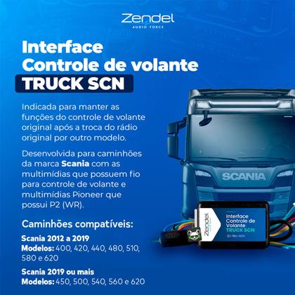Imagem de Interface Comando Controle Volante Caminhão Scania Truck SCN