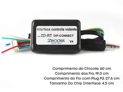 Imagem de Interface Comando Controle Volante Multmídia Mp5 Universal