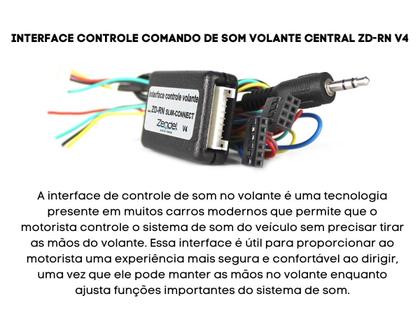 Imagem de Interface Comando De Volante Renault Clio 2000 A 2015 2016 Central Controle de Som no Volante do Veículo
