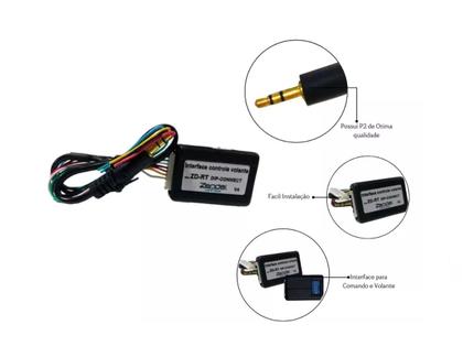 Imagem de Interface Comando De Volante Resistivo Gol Voyage Saveiro Fox até 2013 - Zendel ZD-RT