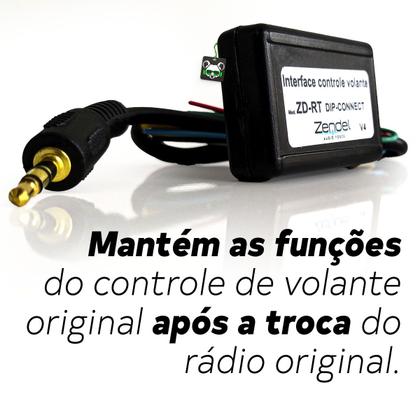 Imagem de Interface Comando Volante Som Zendel Rt Dip-connect V4