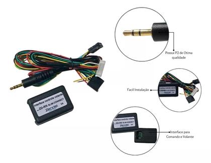 Imagem de Interface Controle Comando De Som Volante Central Renault Zd-rn V4