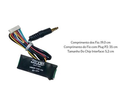 Imagem de Interface Controle Comando Som Volante Polo Virtus TCross Nivus Unick Can Vw ZD-UCV