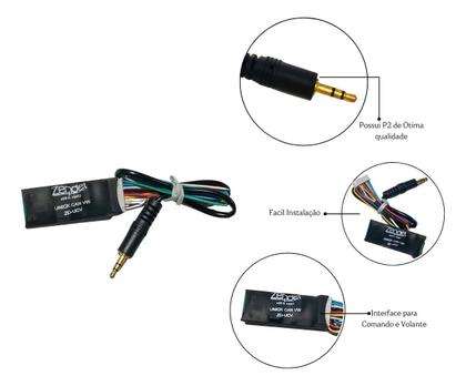 Imagem de Interface Controle Comando Som Volante Polo Virtus TCross Nivus Unick Can Vw ZD-UCV