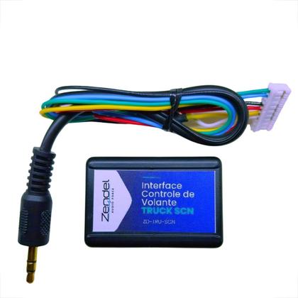 Imagem de Interface controle comando som volante truck p2 scania caminhao multimidia pioneer universal