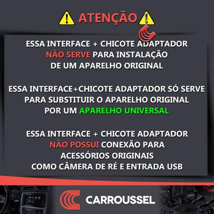 Imagem de Interface Controle Comando Volante + Chicote Adaptador Conector Ligação Renault - Faaftech FT-SW-RN